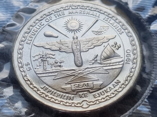 Coin isole marshall 1990 - coin, 5