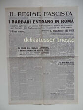 IL REGIME FASCISTA 6 giugno