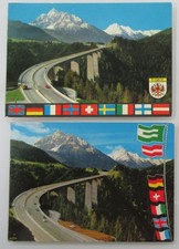AUSTRIA Cartoline Lotto di 2 x