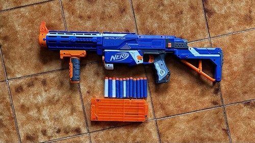 Nerf retaliator blu - nerf,