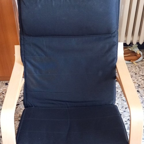 Poltrona dondolo imbottita - poltrona,