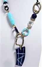 Collana Donna Indiana Antica Murrina  Vetro di Murano Made in Italia Art v854