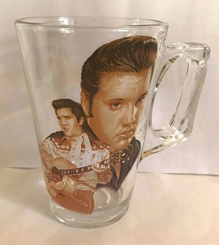 Elvis presley glass mug col - mug,