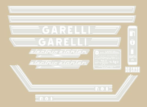 Adesivi garelli noi luxe - garelli,