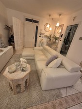 Vendo divano pelle bianco - vendo,