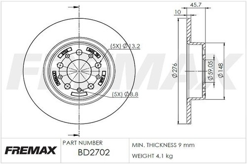 Disco freno alfa romeo 147 - 147, 3.2