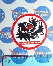  ADESIVO STICKER AUTOCOLLANT VINTAGE AUTO MOTO TUNING ORIGINAL MALOSSI GRIFFE