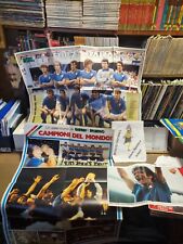 Guerin sportivo tris poster italia campione del mondo 1982. Porta p 448