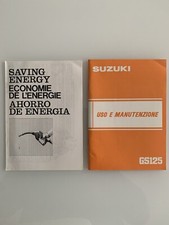 Suzuki GS 125 Libretto Uso E