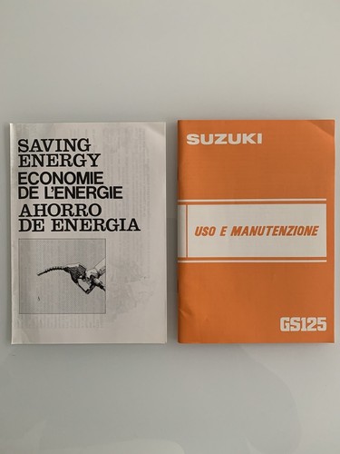 Suzuki 125 libretto uso e - gs,