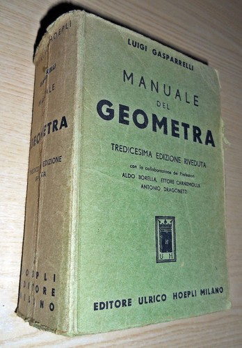 Manuale del geometra - del, luigi