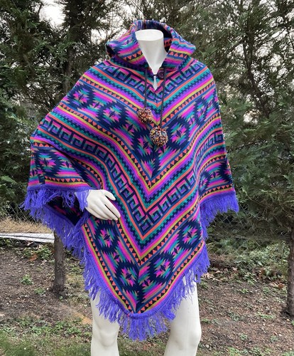Poncho lana alpaca - in,