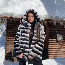 Cappotto donna cincillà vero