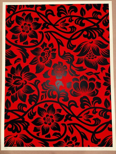 Shepard fairey obey - obey, floral