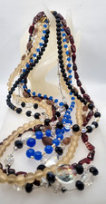 LOTTO COLLANE VETRO    6 COLLANE VINTAGE VETRO  collane lunghe