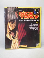 31-ALBUM FIGURINE-DICK TRACY GIANT STICKER POSTER SET-1990-FIG. DA INCOLLARE