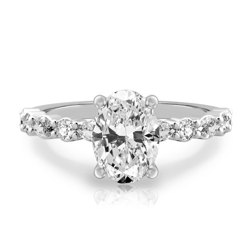 Anello fidanzamento oro - di,
