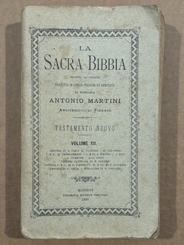 Sacra bibbia secondo la - sacra,