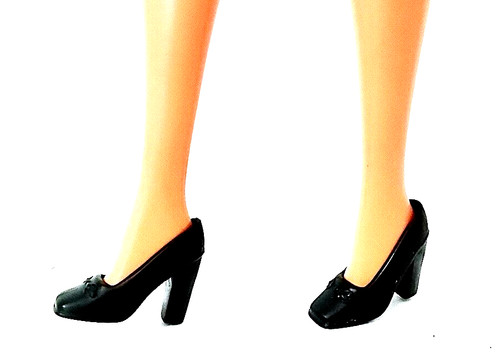 B067 barbie 90s scarpe nere - scarpe,