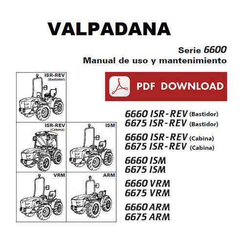 Valpadana 6660 6675 - , manuale