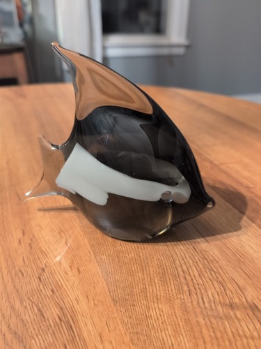 Pezzo scultura pesce vetro - scultura,