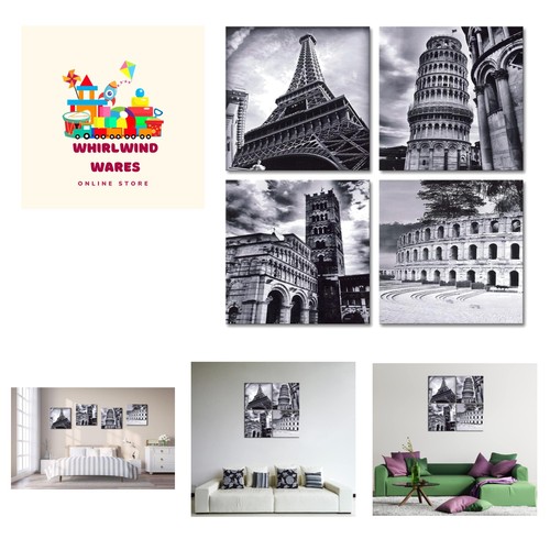 Elegante set pezzi arte - pezzi,