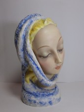 Testa Donna Ceramica ELCOD MILANO CACCIAPUOTI cm 24