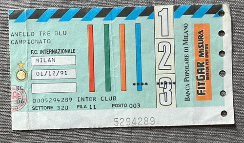 Vecchio biglietto derby - vecchio,