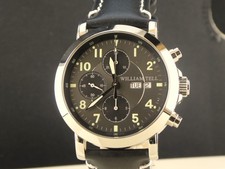 NOS WILLIAM TELL ETA/Valjoux 7750 Big 43 mm acciaio inox Swiss made