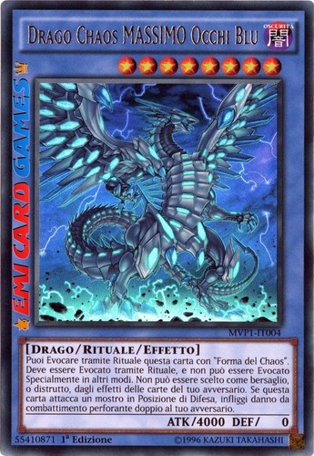 Drago chaos massimo occhi - drago, blu