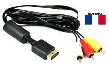 Cavo Video Cavo Scart Spina BNC Rca Per sony PLAYSTATION PS1 PS2 PS3 Slim Nuovo