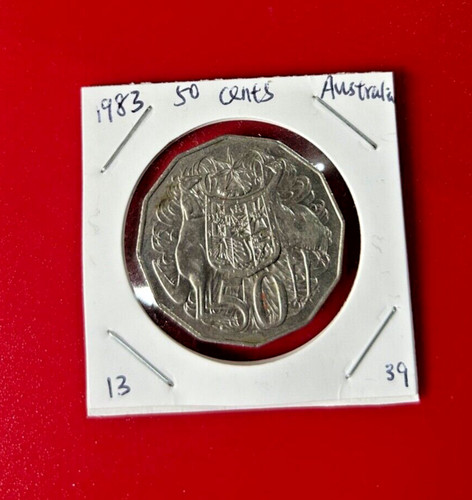 Moneta dell australia cents - moneta, 50