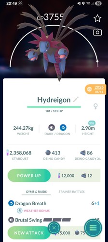 Hydreigon pokemon xxl con - hydreigon,