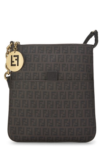 Fendi brown zucchino coated - brown,