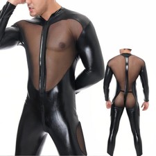 Costume body gatto pelle