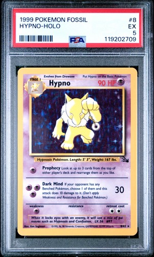 Pokemon 1999 fossil hypno - pokemon,