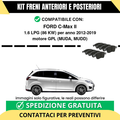 Pastiglie freno ant post - pastiglie,