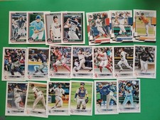 Lot 20 cards Baseball MLB National College Topps Panini Donruss Yankees Giants