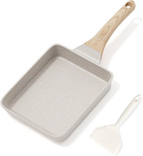 Antiaderente Tamagoyaki Padella per Frittate, Induzione Padella per Uova Con Riv