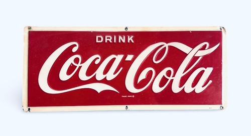 Coca cola insegna metallo - ,