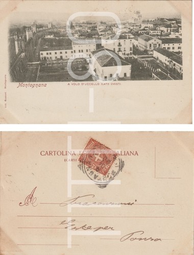 Montagnana volo uccello - montagnana, a