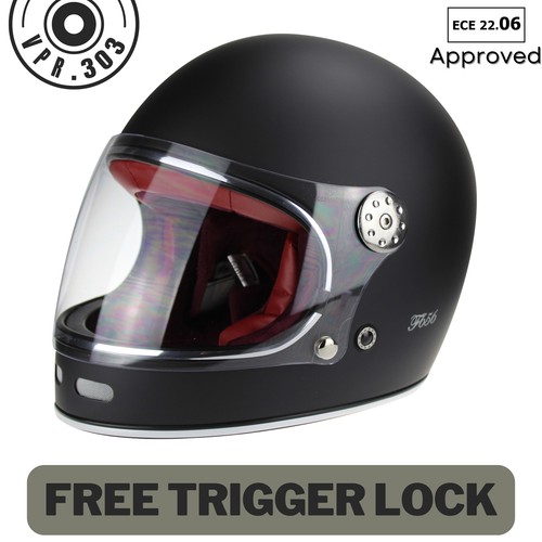 Casco integrale moto vintage