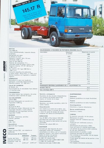 Espanol iveco 145 09 86 - iveco, 145.17
