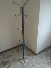 Attaccapanni a piantana vintage anni 70 originale design integro raro marmo 