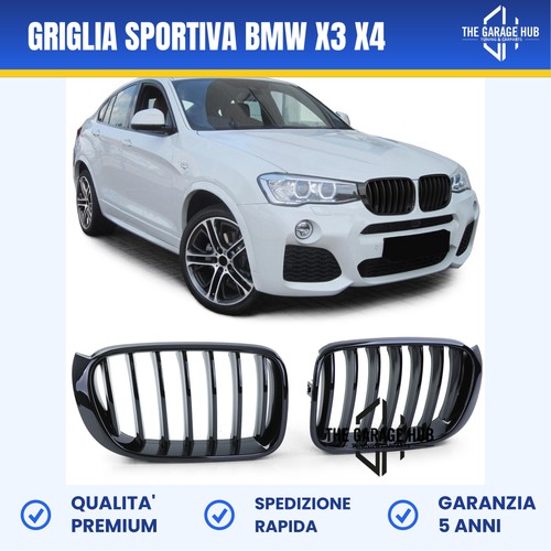 Griglia anteriore nera lucida - griglia,