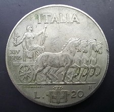 VITTORIO EMANUELE III 20 LIRE
