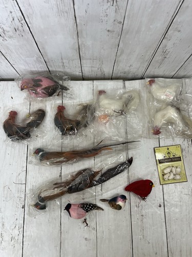 Lot assorted ornamental birds - assorted,