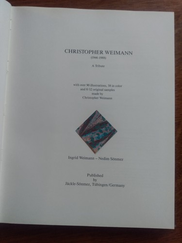 Christopher weimann 1946 1988 - weimann, 1946-1988