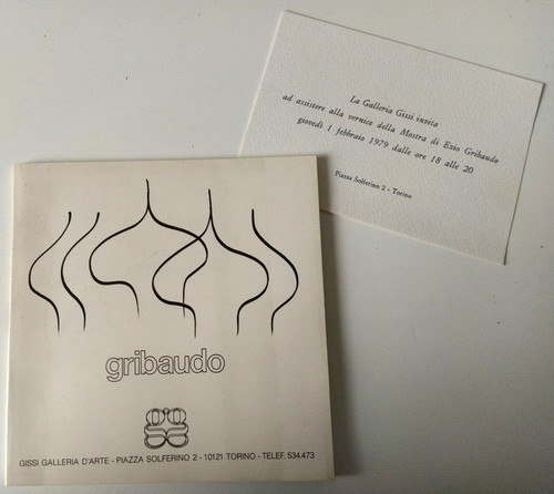 Ezio gribaudo 1979 catalogo - ezio,