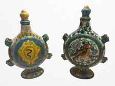 Coppia di fiaschette in